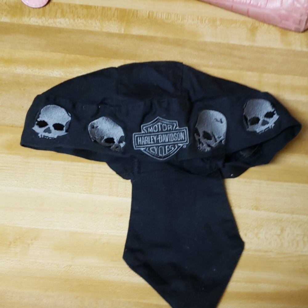 Harley Davidson Skull Cap